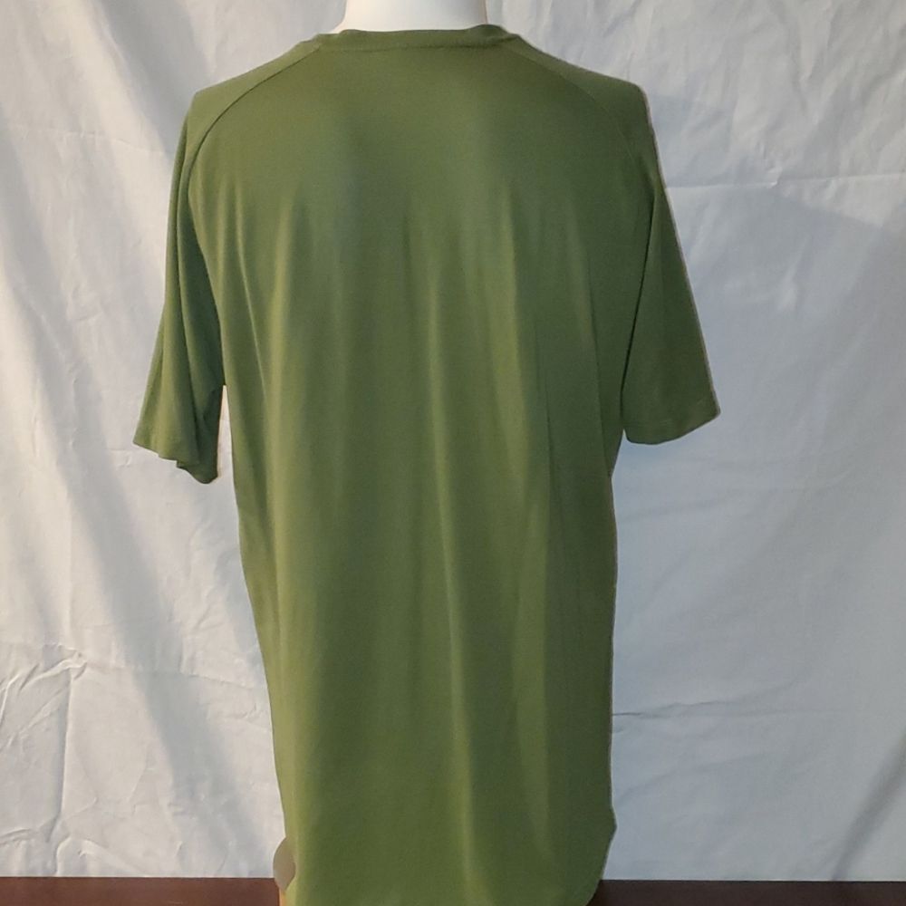 Jumper Premium Threads Olive Green Tee Shirt Size Large Eco Blend - Picture 5 of 10